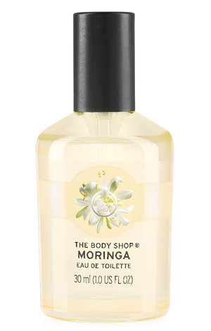 Moringa by The Body Shop perfume bottle