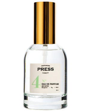 No. 4 by Press Gurwitz Perfumerie perfume bottle