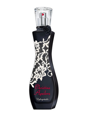 Unforgettable by Christina Aguilera perfume bottle