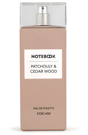 Patchouli & Cedarwood by Notebook perfume bottle