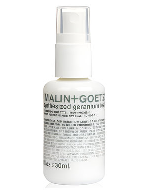 Synthesized Geranium Leaf by Malin+Goetz perfume bottle