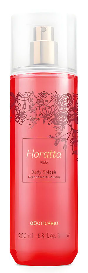 Body Splash Floratta Red by O Boticário perfume bottle