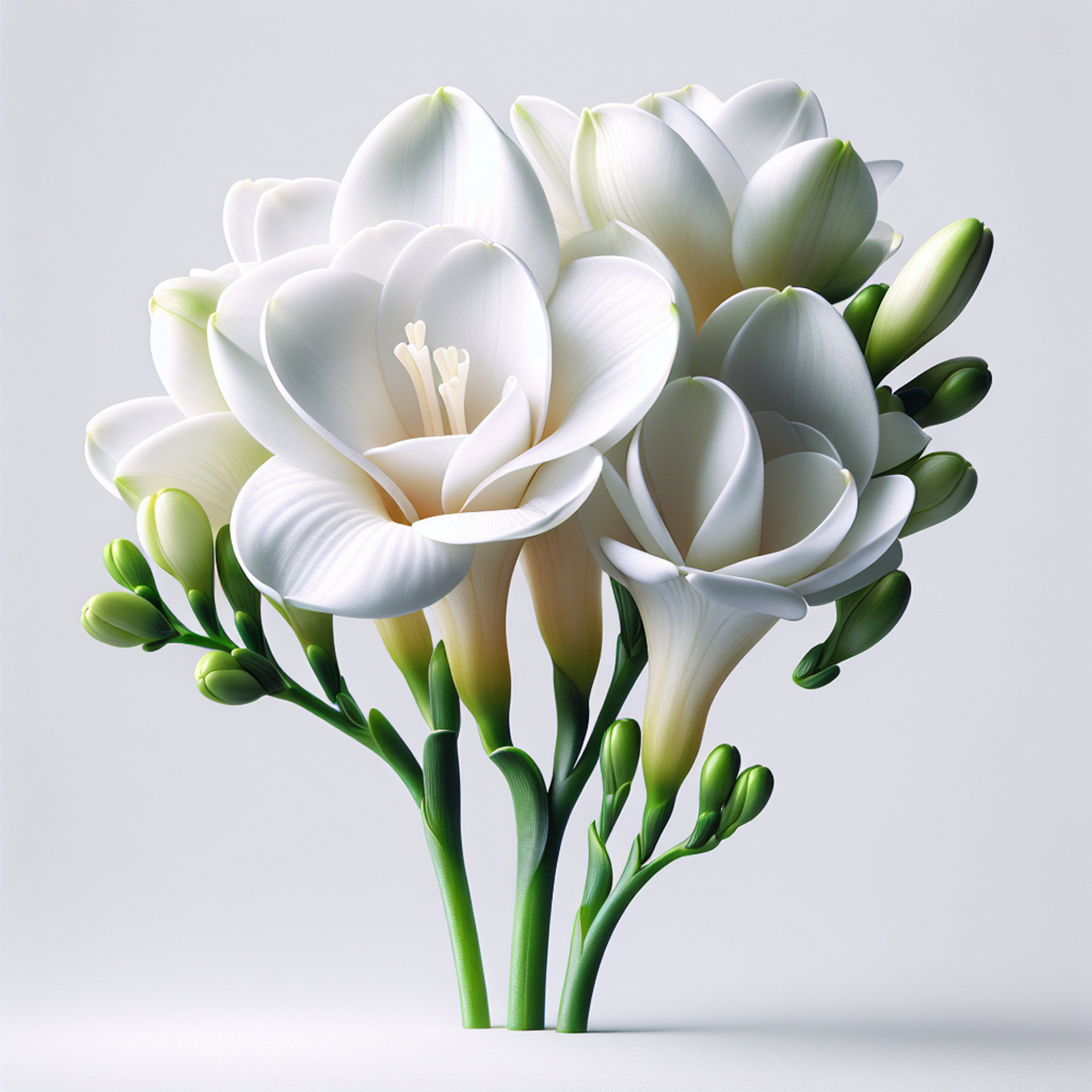 Picture of White Freesia  note