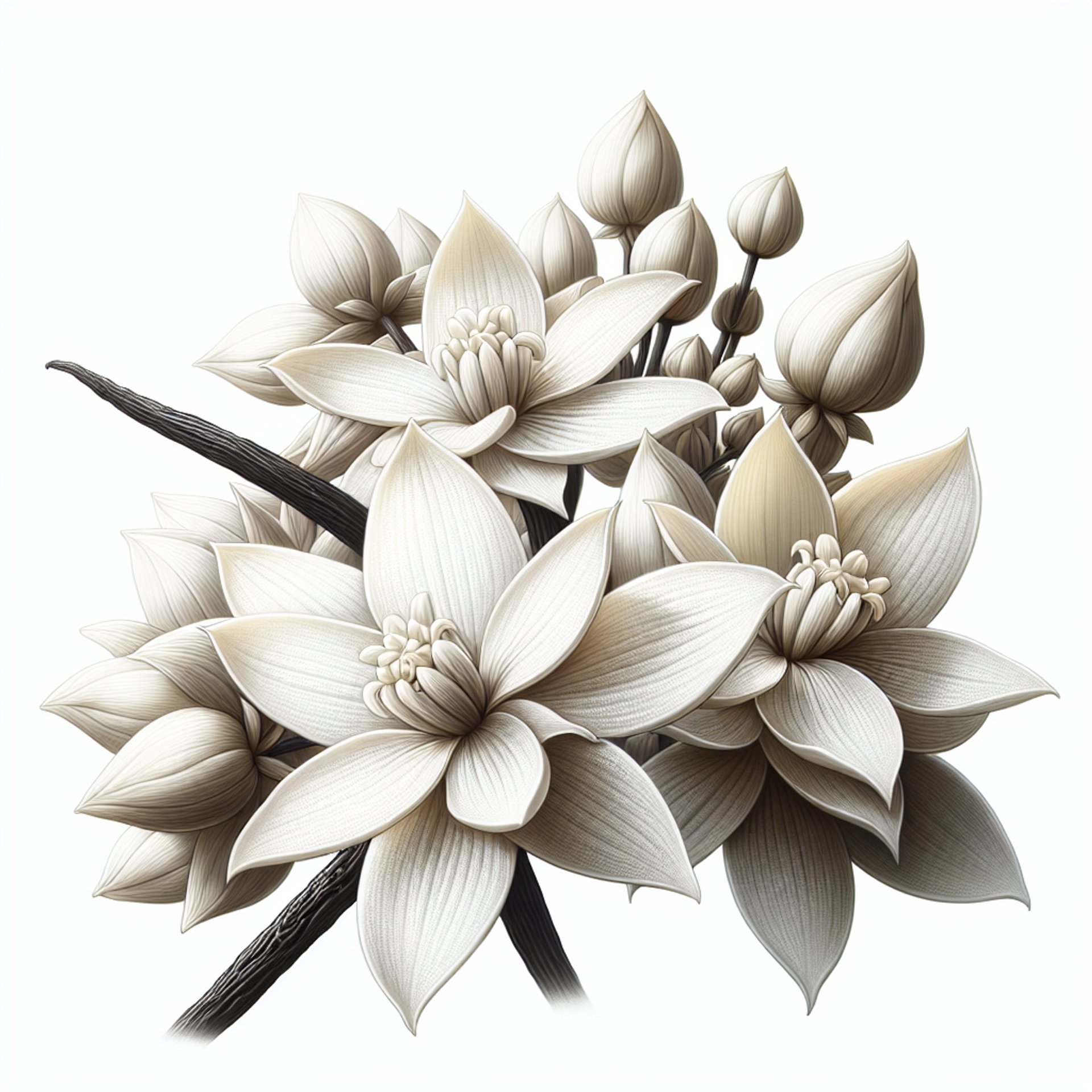 Picture of Vanilla Blossoms note