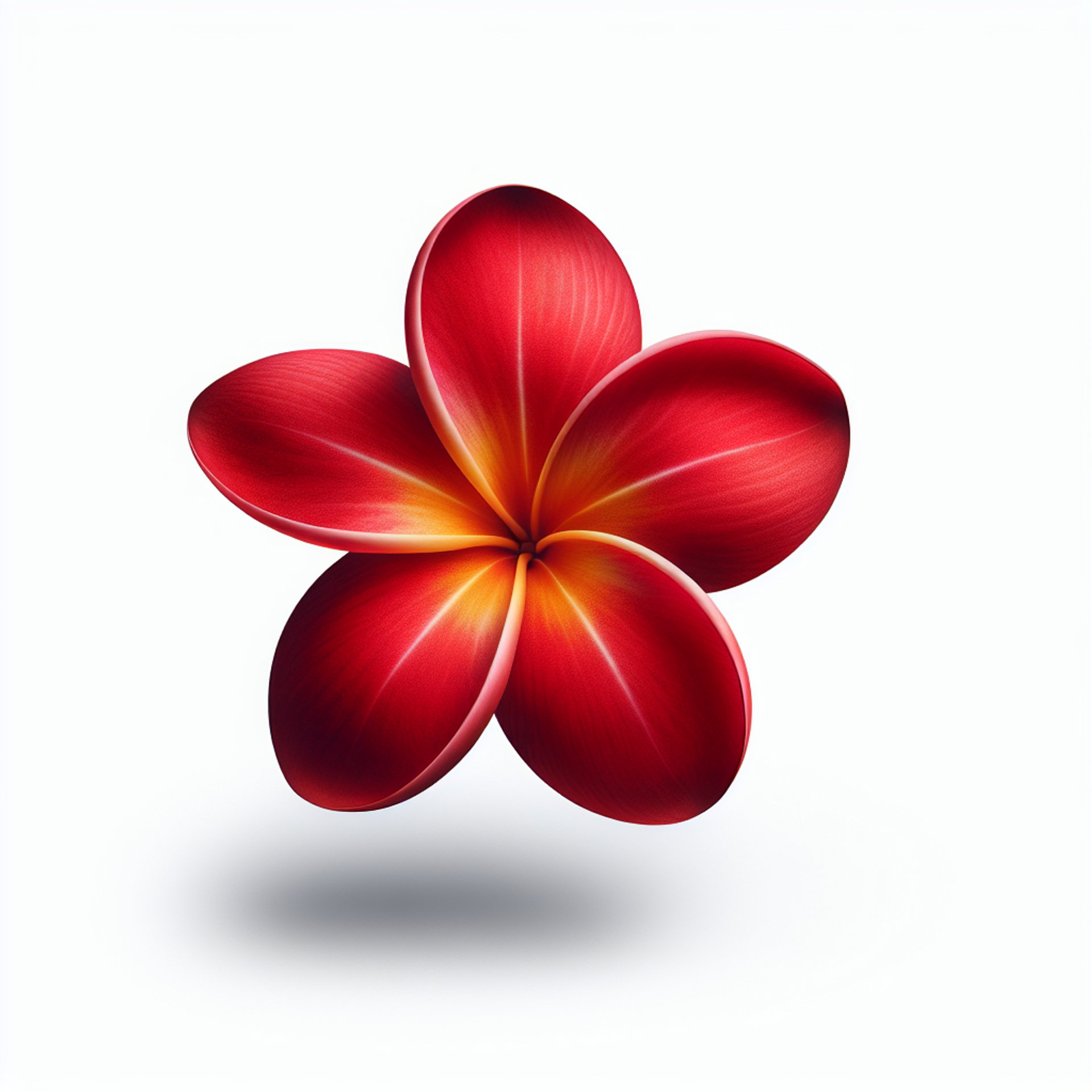 Picture of Red Frangipani note