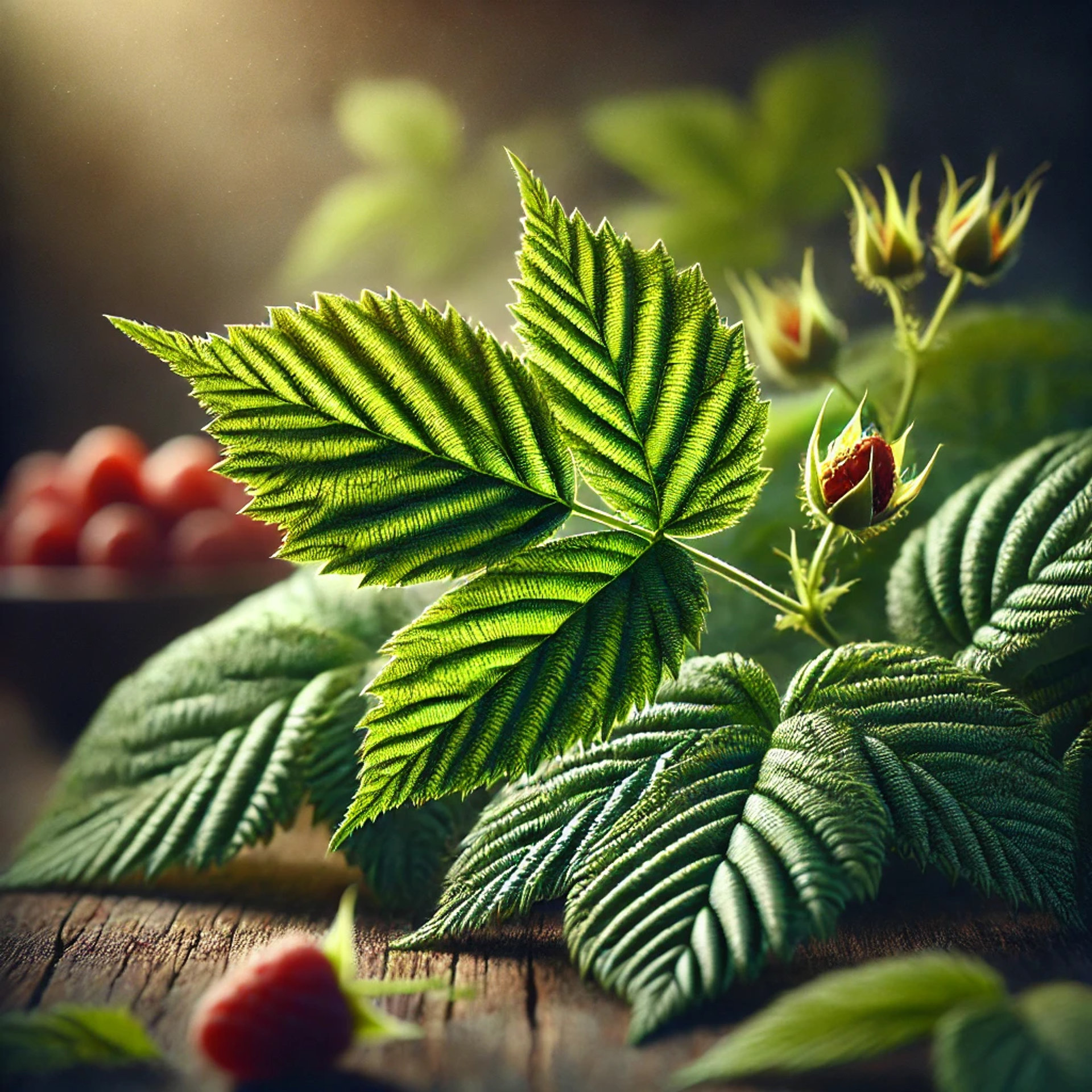 Picture of Raspberry Leaf note