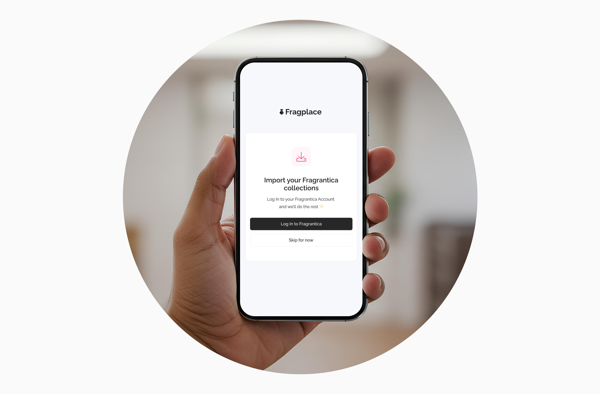 Fragranticaから自分のアイテムをインポートする方法は？