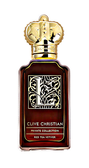 L Red Tea Vetiver Eau de Parfum by Clive Christian perfume bottle