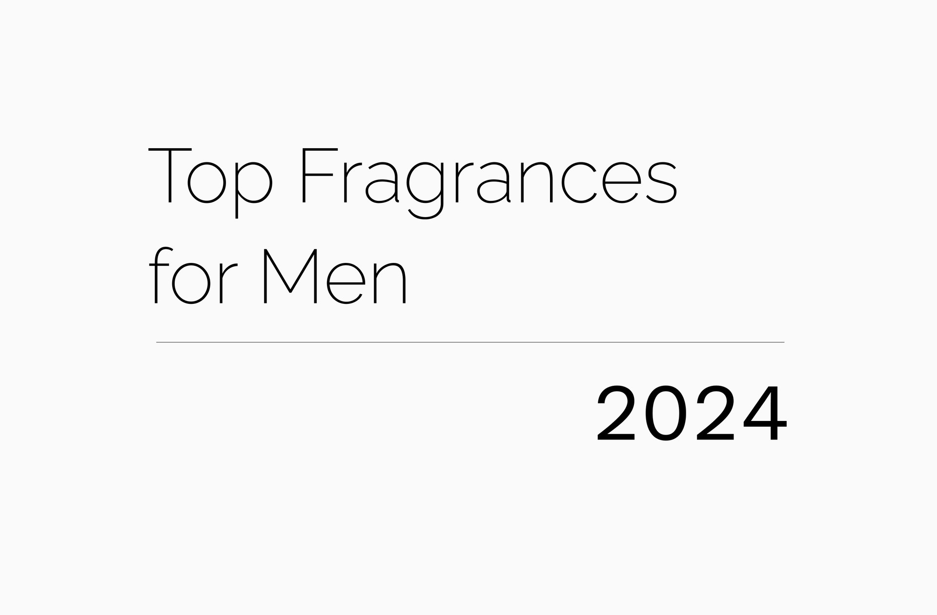 Top 10 Parfums pour Hommes - Édition 2024