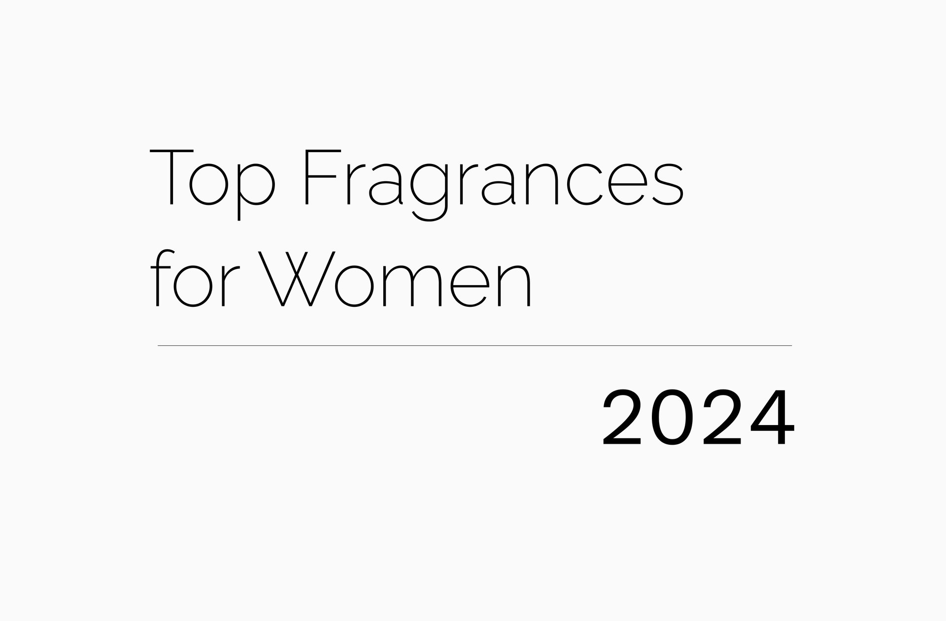 Top 10 Parfums pour Femmes - Édition 2024