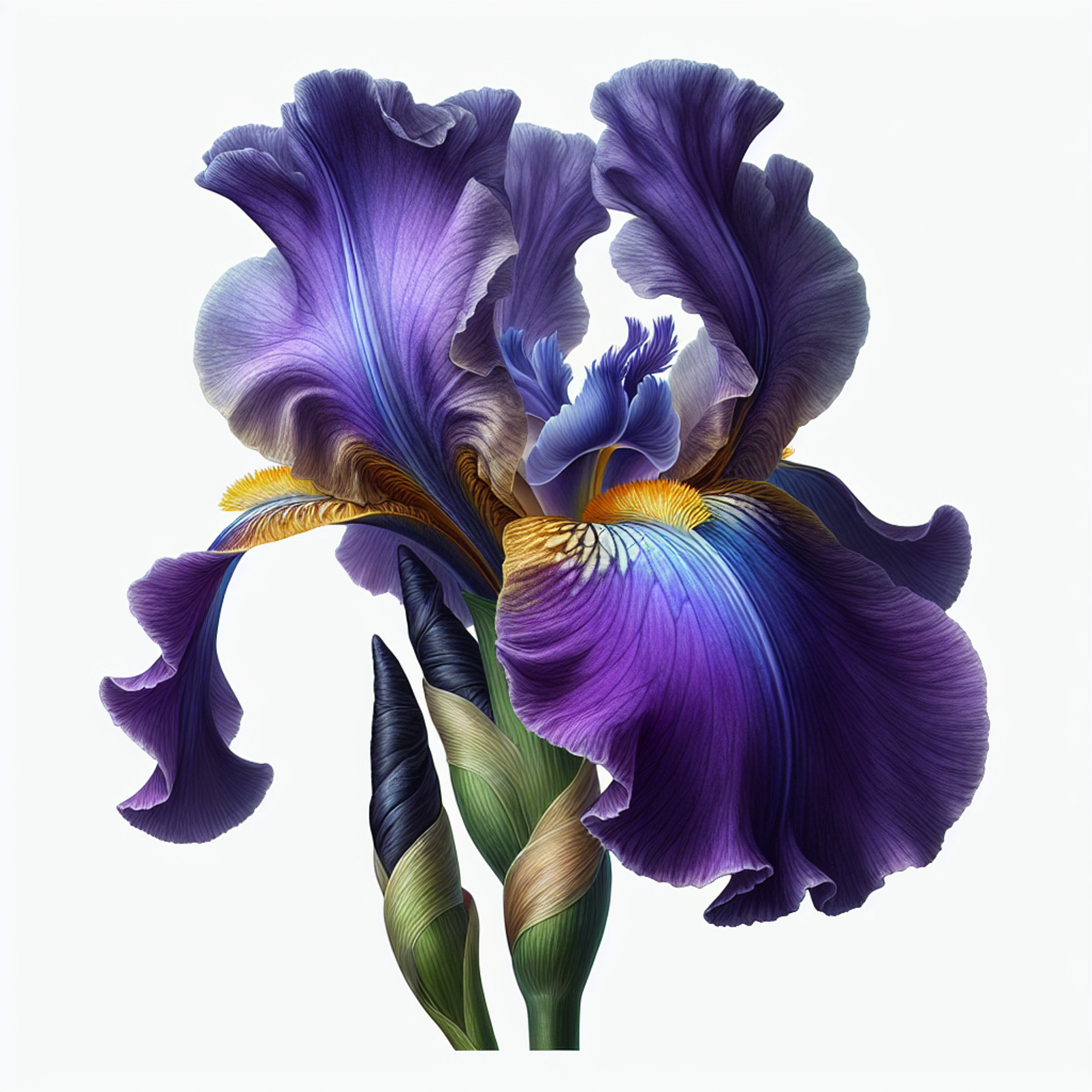 Picture of Italian Iris note
