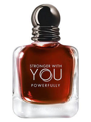 Emporio Armani Stronger With You Powerfully by Giorgio Armani perfume bottle